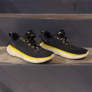 Cole Haan Black and Yellow Athletic Shoes